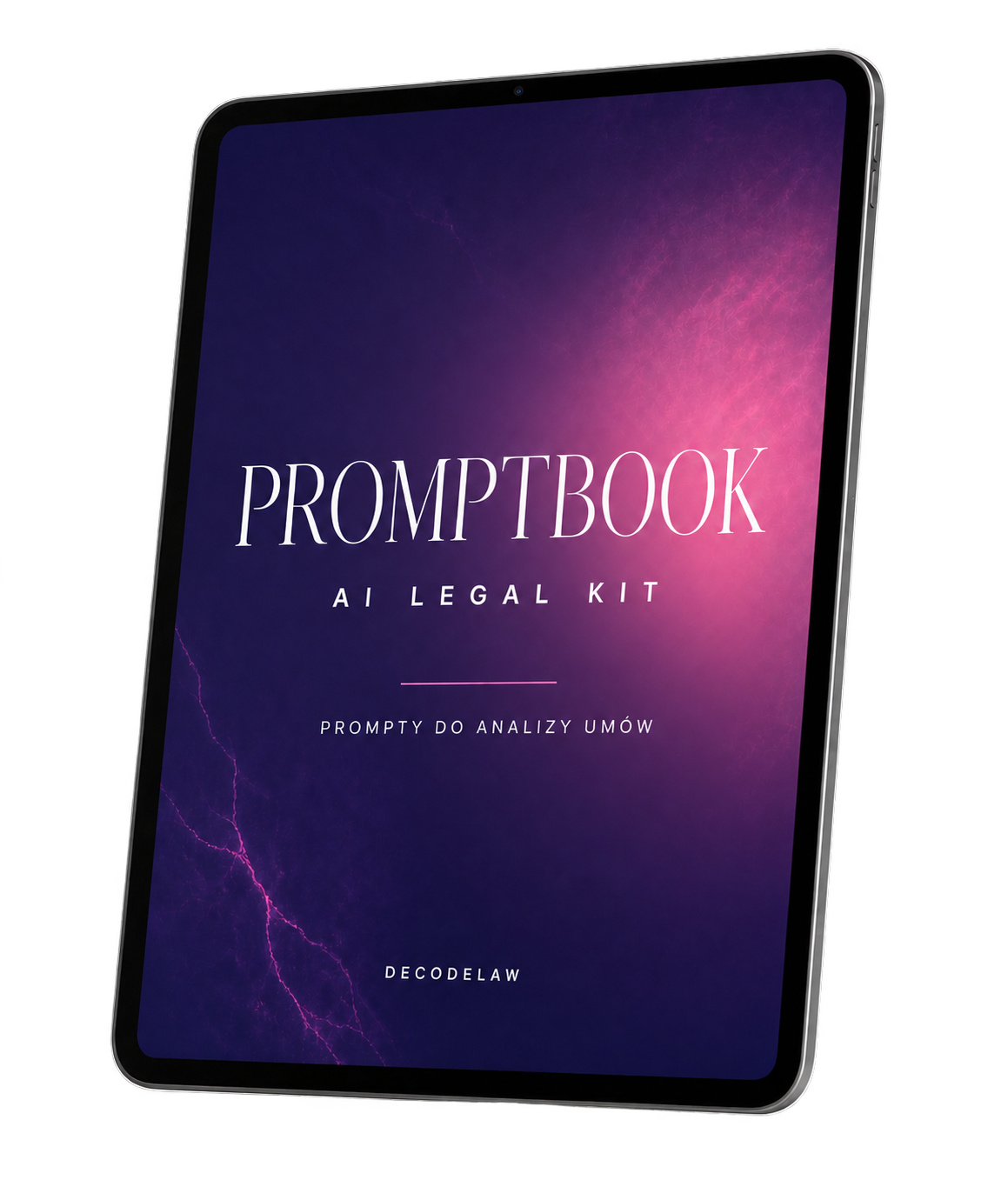 PROMPTBOOK AI Legal Kit na tablecie